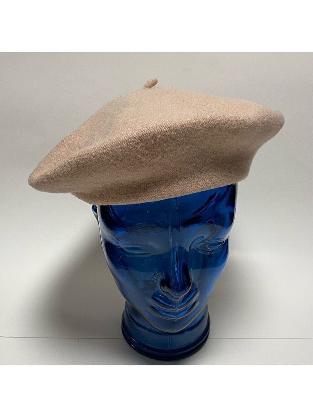 Beret Basque Hat Women’s Size OS Light Pink 100% wool Beret